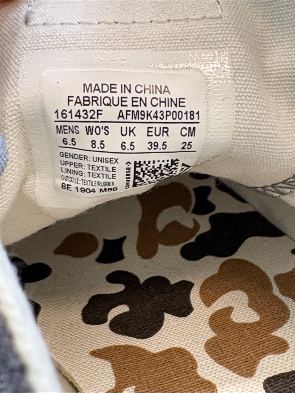 Converse Low-Top Canvas Sneakers in Gray - Picture 4 of 4